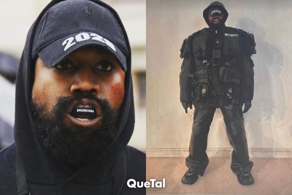 Kanye West llega golpeado y debuta en la pasarela de Balenciaga